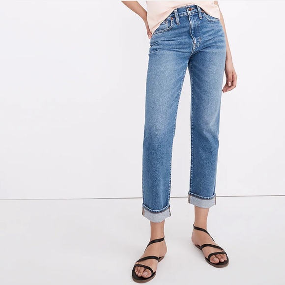 Madewell Denim - Madewell Petite Roadtripper Slim Boyjeans in Aylesbury Wash Size 27P